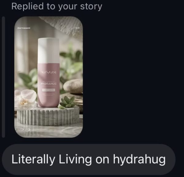 Customer message about Masaami