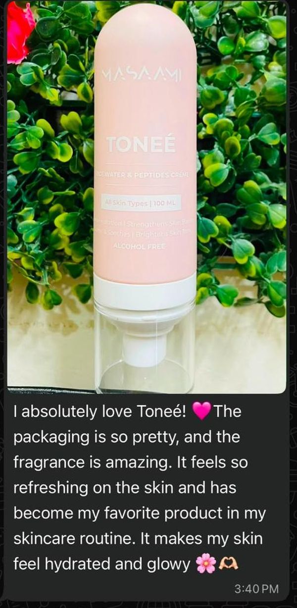 Customer message about Masaami
