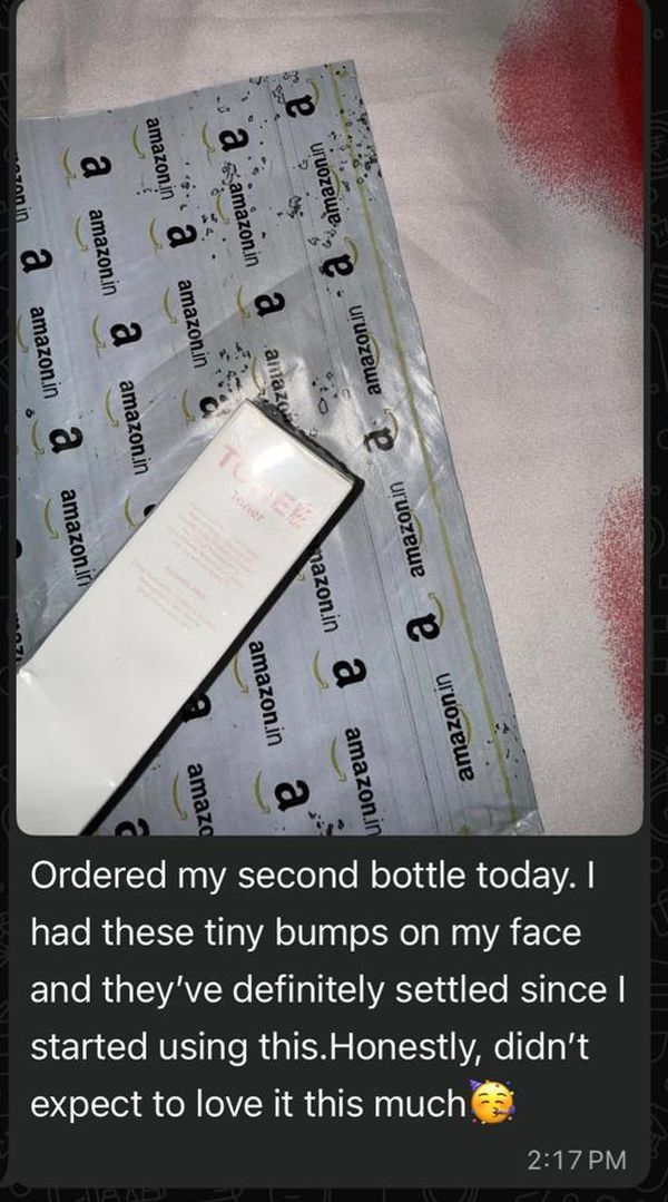 Customer message about Masaami